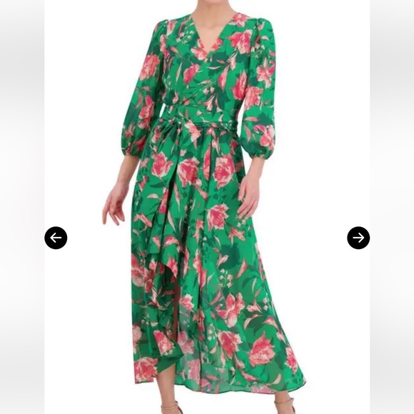 Floral Green Dress Eliza J - Picture 7 of 7